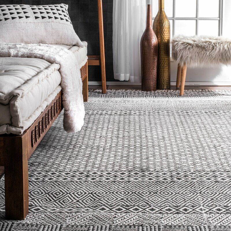 Oldtown Hand Woven Gray Area Rug thumbnail 4
