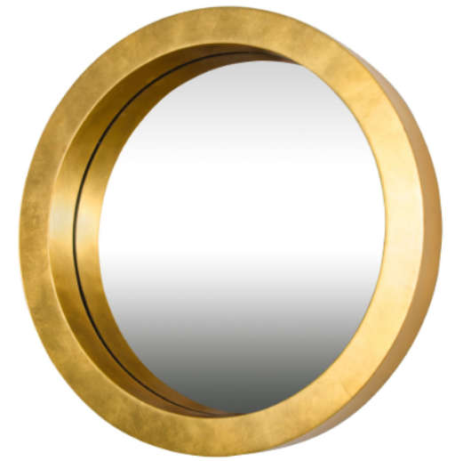 Ringleader Thick Frame Round Wall Mirror — view 1