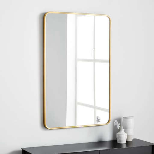 Modern Streamline Wall Mirro — view 1