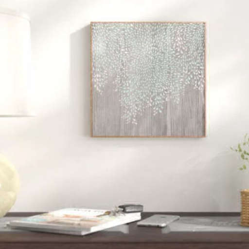 'Coastal Raindrops' Framed Graphic Art — view 1