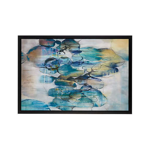 Turquoise Assemblage Print — view 1