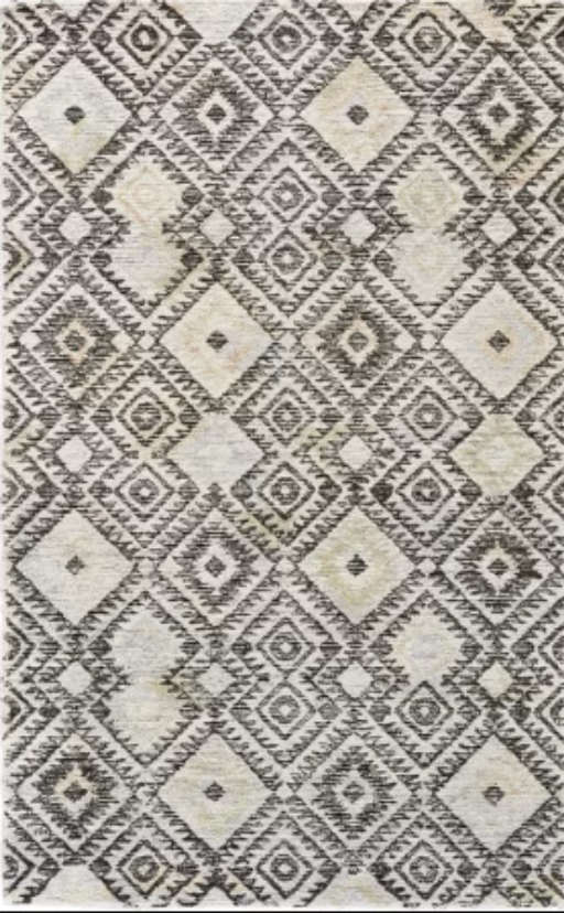 Bedford Hand-Tufted Gray/Pastel Area Rug- 5' x 8' — view 1
