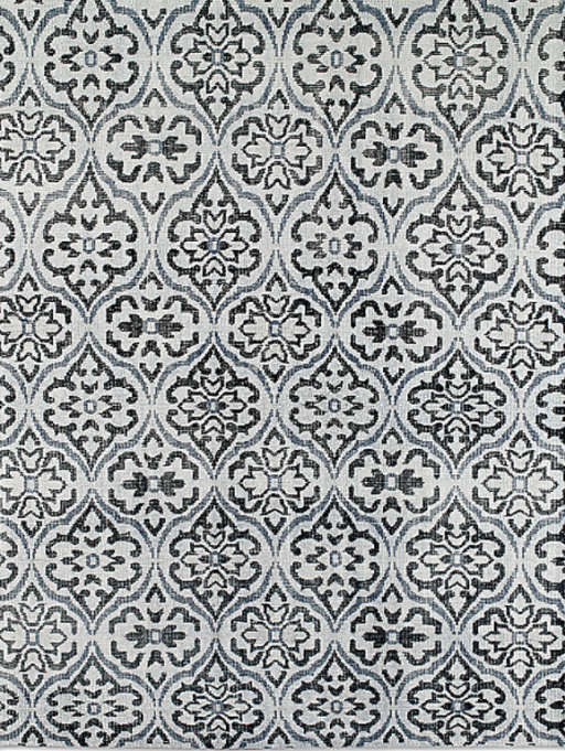 ANDALUCIA RUG - GREY/SKY- 6' x 9' — view 1