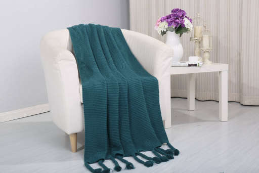 Coggins Classic Woven Knitted Throw — view 1