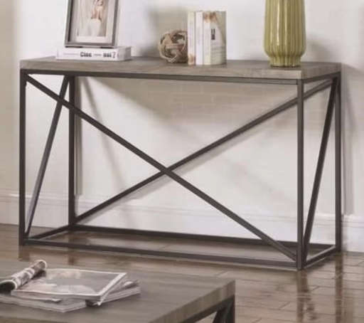Alleman Industrial Minimal Console Table — view 1