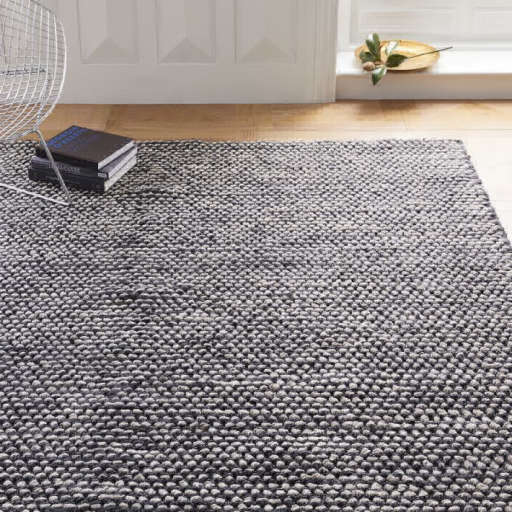 Jute Bauble Rug - Slate — view 1