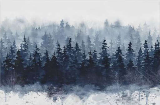'Indigo Forest' Print — view 1