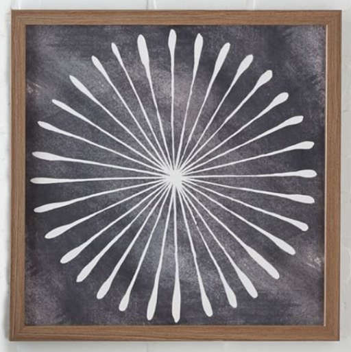 Framed Print - Watercolor Burst — view 1