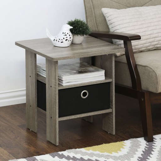 Joseph End Table with Storage — view 1