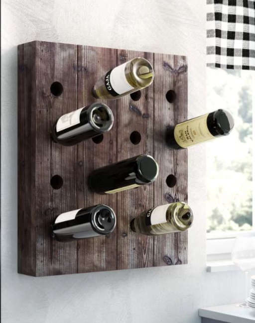 Pavo 16 Bottle Hanging Wine Rack — view 1