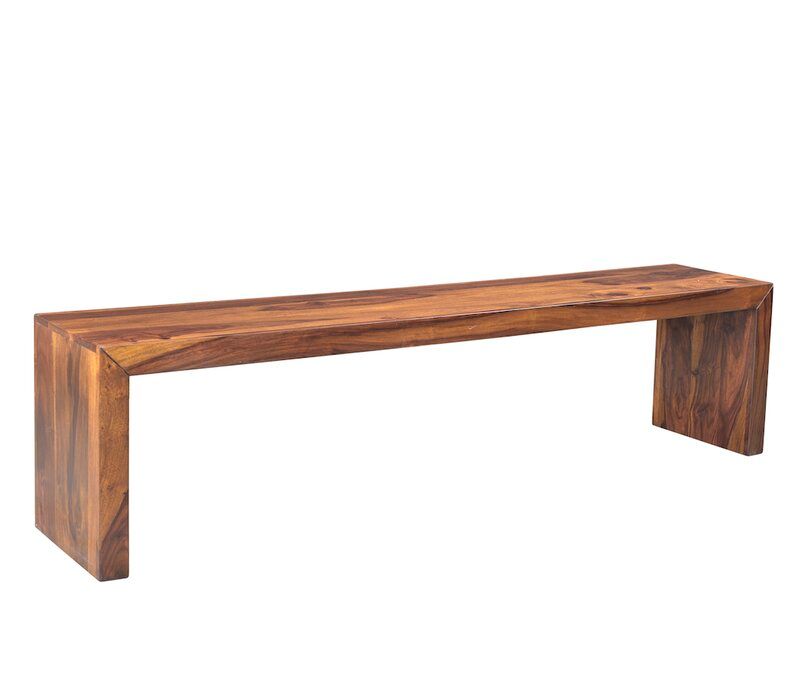 Luro Sheesham Wood Bench thumbnail 3