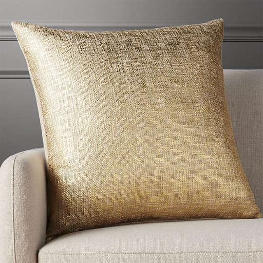 glitterati gold pillow — view 1
