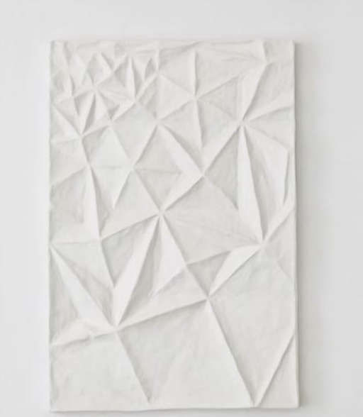 Papier-Mache Wall Art - Geo Panel — view 1