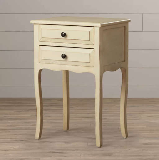 Philipston 2 Drawer Nightstand-Barley — view 1