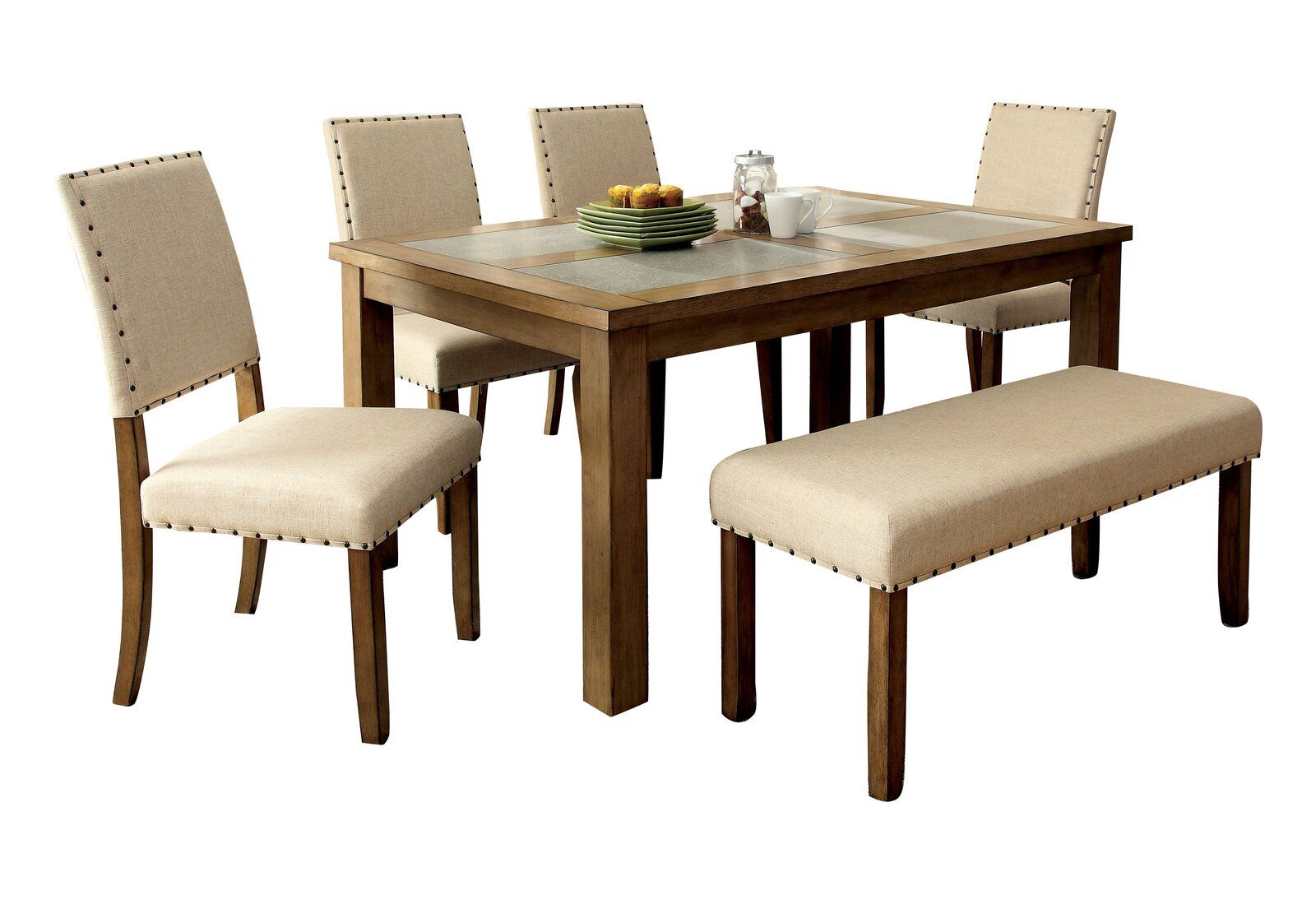Crafton Wood Bench thumbnail 5