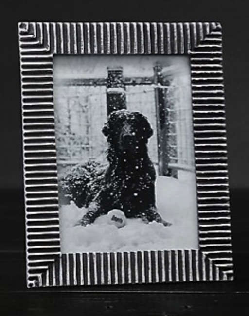 4X6 CAST RIBBED METAL FRAME — view 1