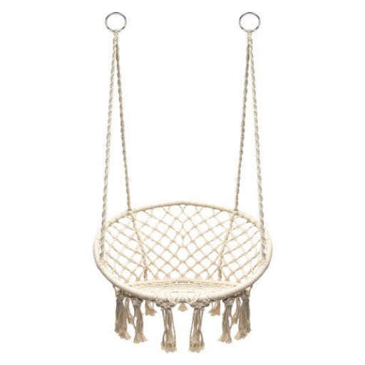 Sorbus Hanging Rope Chair — view 1