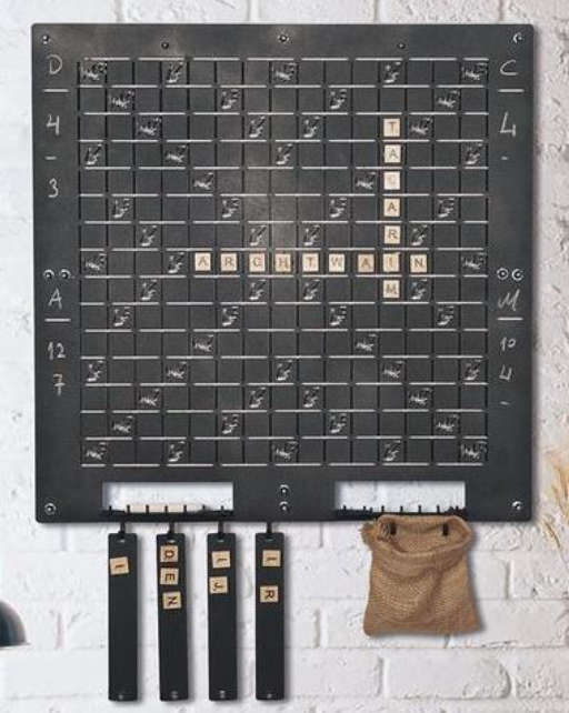 Scrabble Wall Decor — view 1