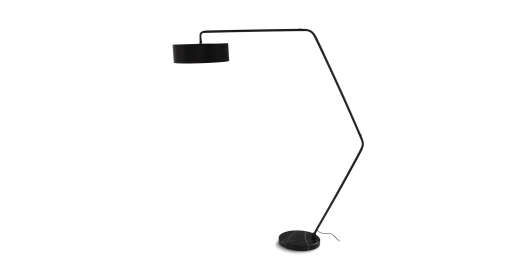 Heron black floor lamp — view 1
