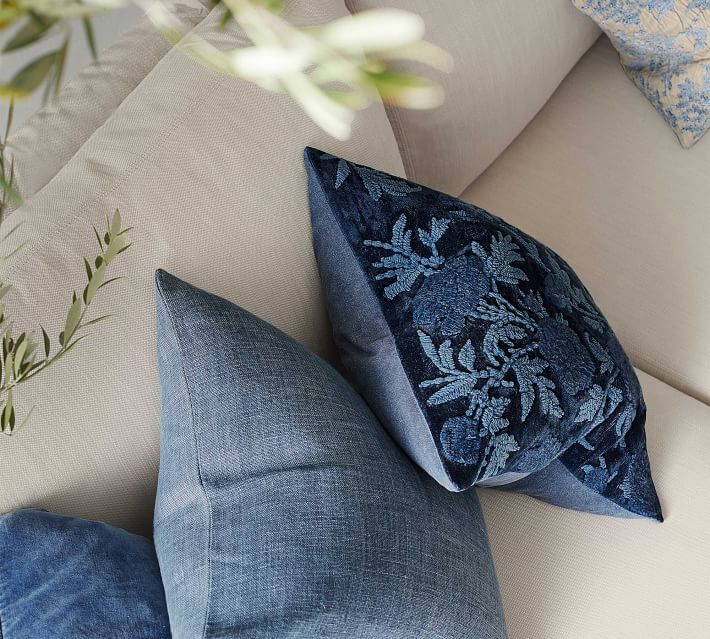 Florence Embroidered Pillow Cover thumbnail 3
