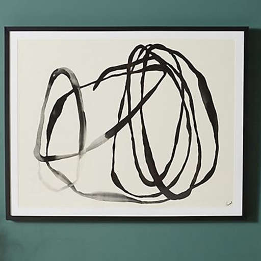 Motion Lines 3 Wall Art — view 1