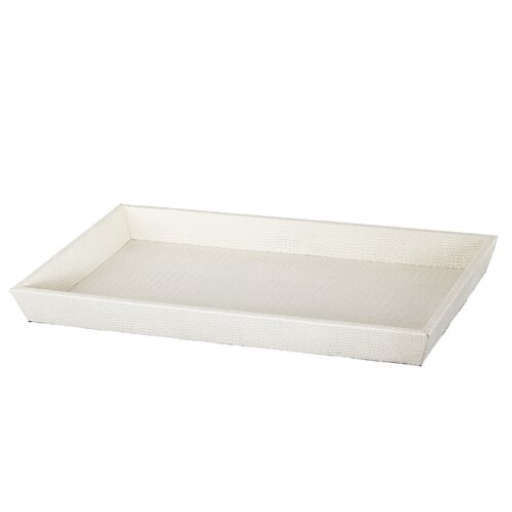 Anika Faux Leather Coffee Table Tray — view 1