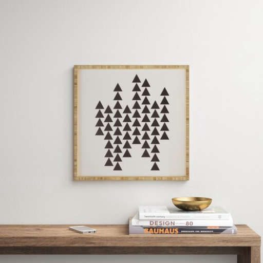 Arrowing Framed Graphic Art — view 1