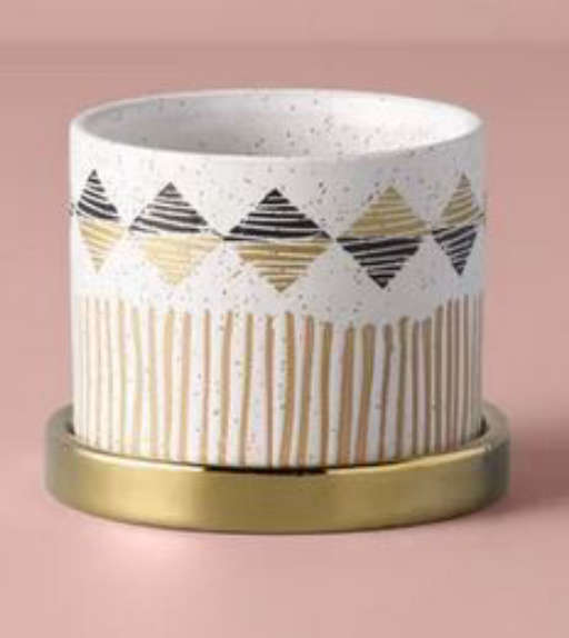 2 Piece Stoneware Pot Planter Set — view 1