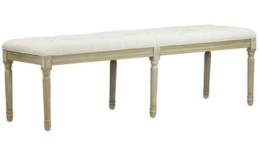 Bullen French Upholstered Bench — view 1