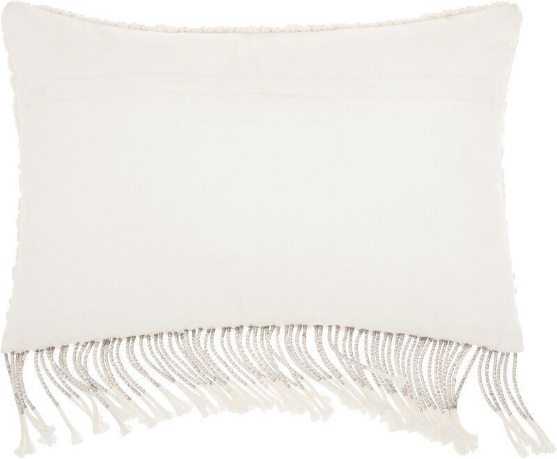 Dennet Cotton Lumbar Pillow With Insert-20"x12" thumbnail 5