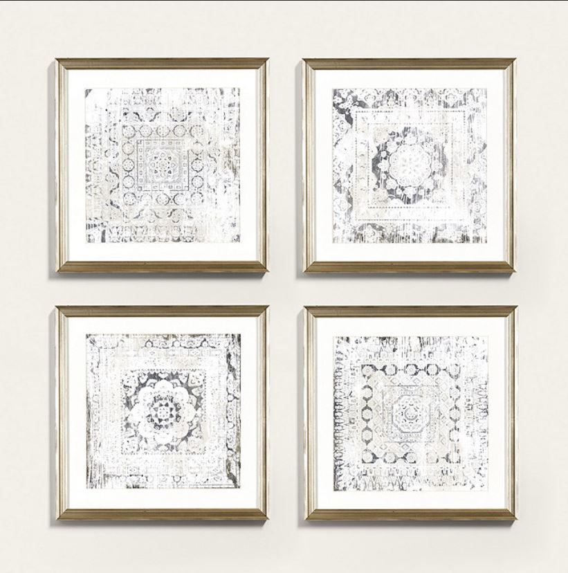 Weathered Patterns Art Print 1 with frame thumbnail 2