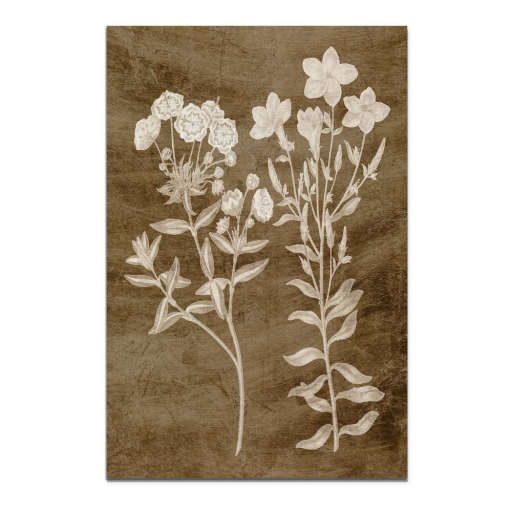 Botanical in Taupe I Premium Gallery Wrapped Canvas 36''X24'' — view 1