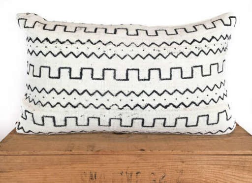 Craney Mud Cloth Throw Pillow Cover — view 1