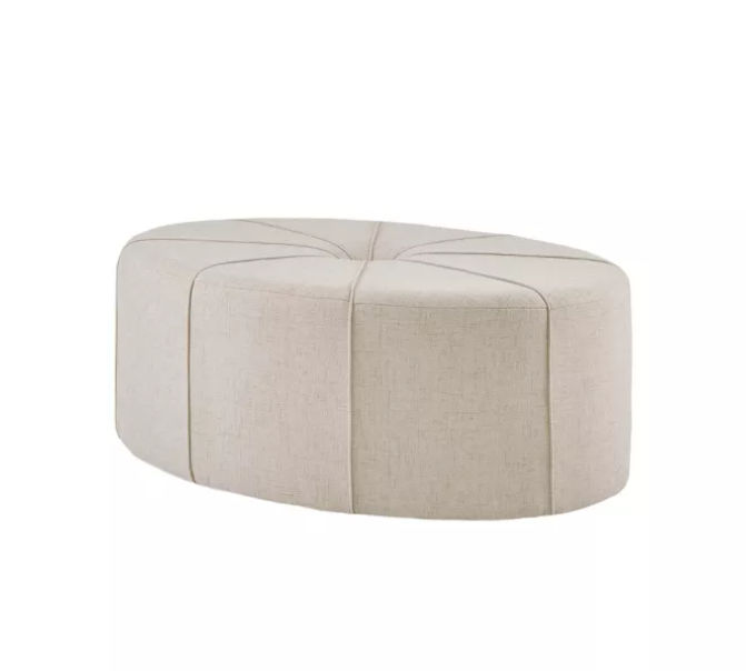 Mitchell Oval Ottoman thumbnail 2