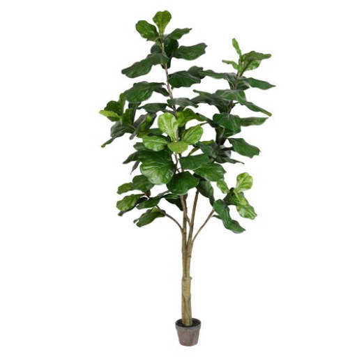 Artificial Fiddle Foliage Tree in Pot — view 1
