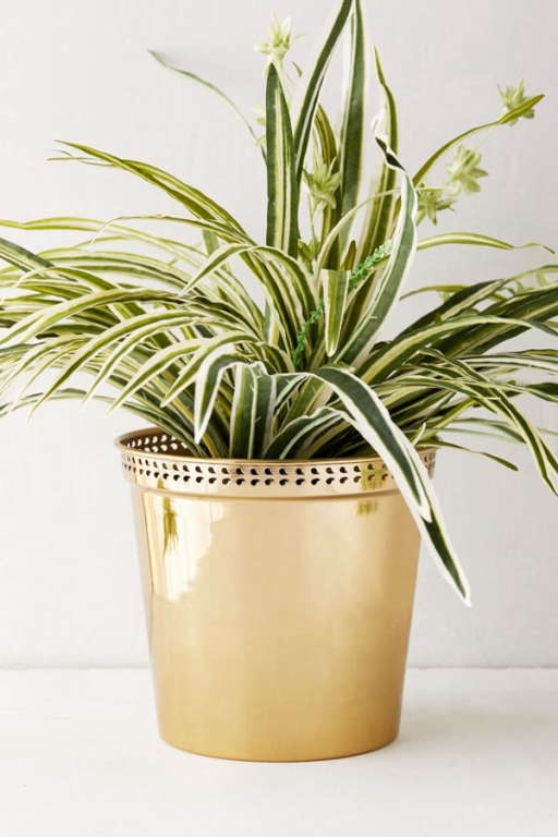 Punched Metal 10” Planter — view 1
