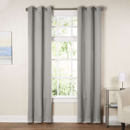 Wayfair Basics Solid Blackout Grommet Single Curtain Panel — view 1