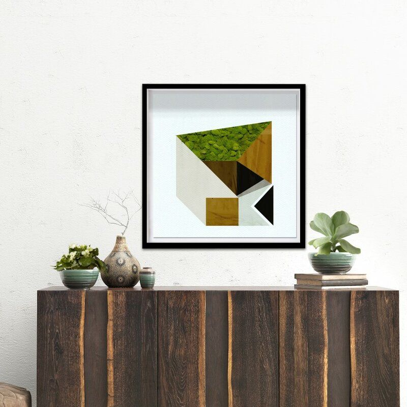 Mustard Geo Framed Graphic Art thumbnail 2
