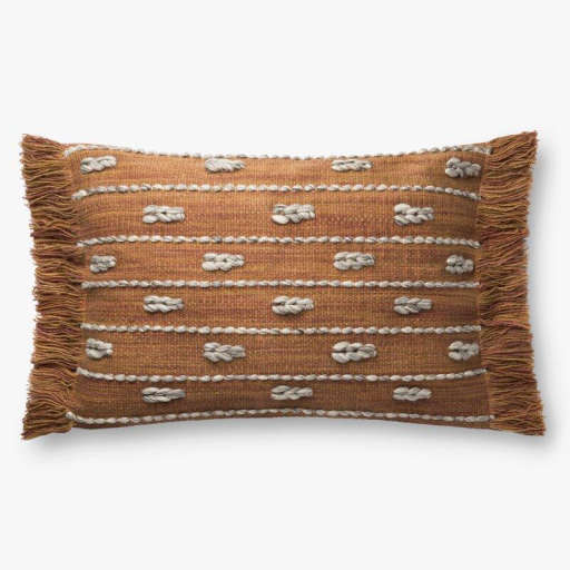 Striped Lumbar Pillow — view 1