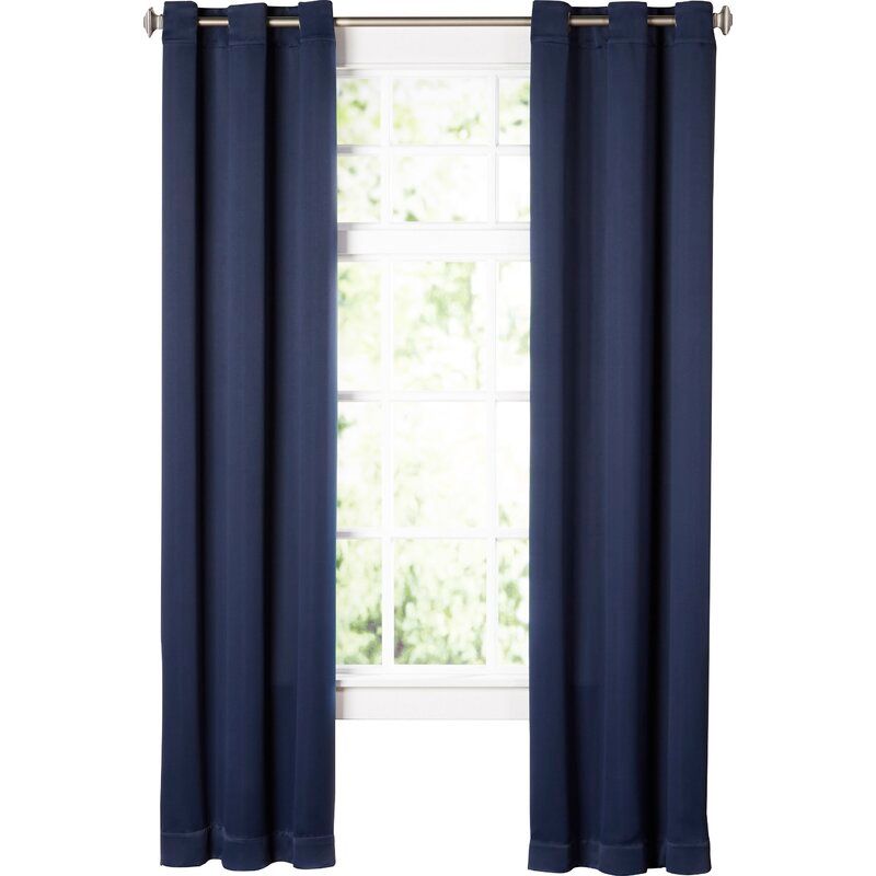 Wayfair Basics Solid Blackout Grommet Single Curtain Panel thumbnail 3