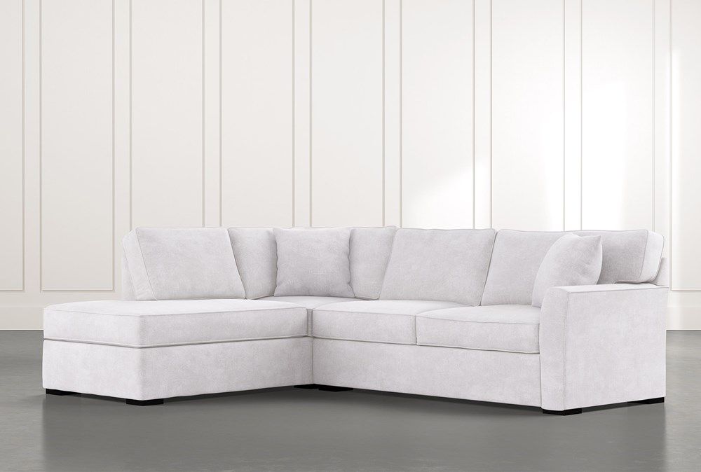 Aspen Light Grey 2 Piece Sleeper Sectional with Left Arm Facing Chaise thumbnail 5