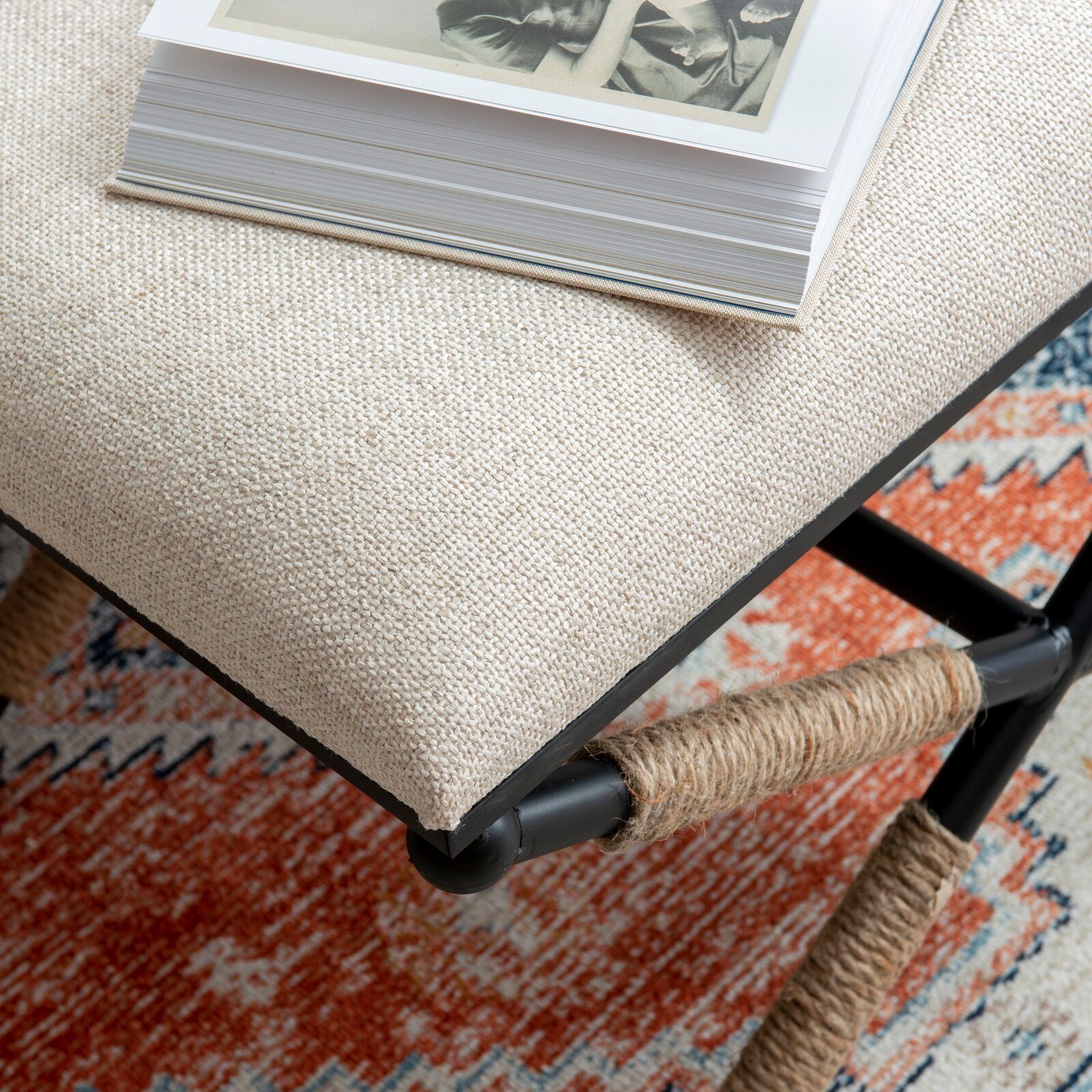 Deborh Metal Accent Stool thumbnail 6