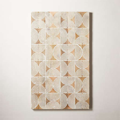 Cultivo Geometric Wood Wall Art — view 1