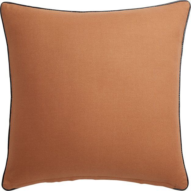 Copper Crushed Velvet Pillow With Insert-18"x18" thumbnail 3