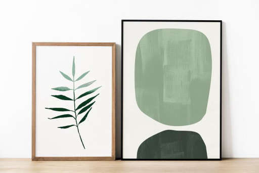 Green Art Prints Set — view 1