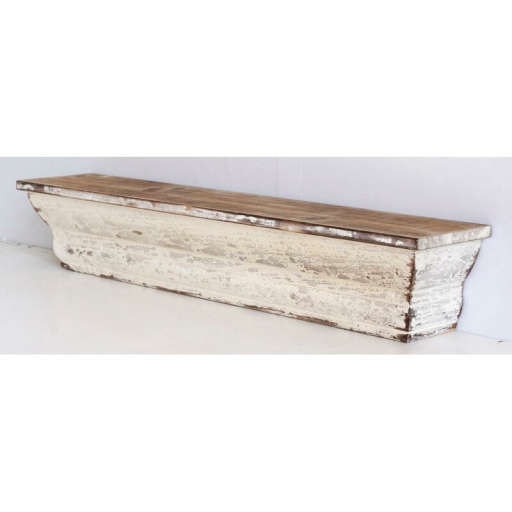 Downey Distressed Ledge Floating Shelf — view 1