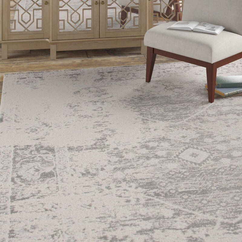 Vedika Oriental Gray Area Rug-5'x7' thumbnail 2