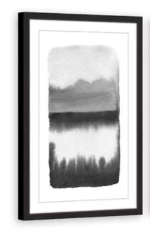 'Transitions Diptych' Framed Watercolor Painting Print Set — view 1