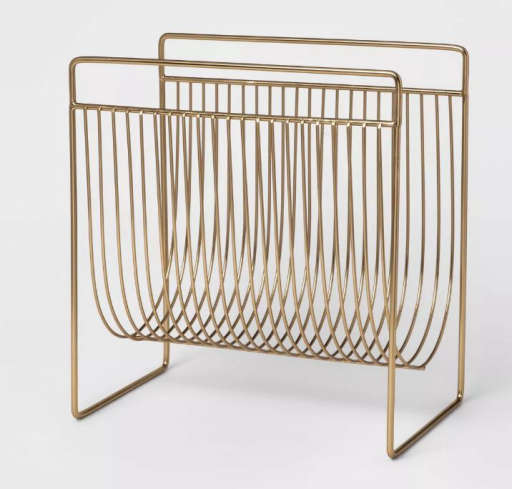 Wire Magazine Holder Gold - Project — view 1