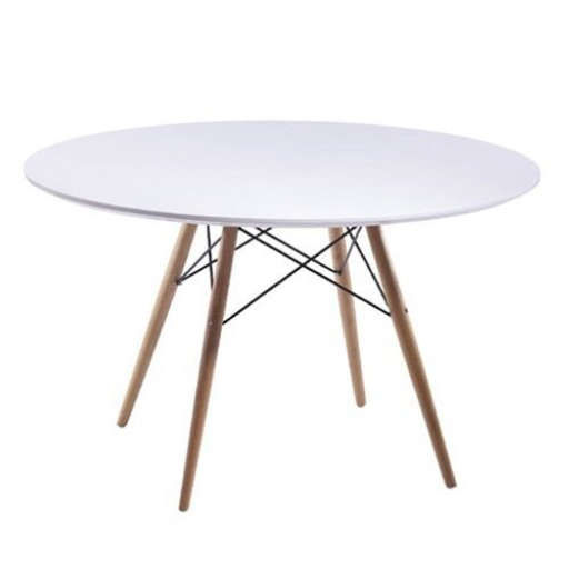 Wood Leg Dining Table — view 1